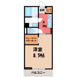 クレセントコート Ⅱの物件間取画像